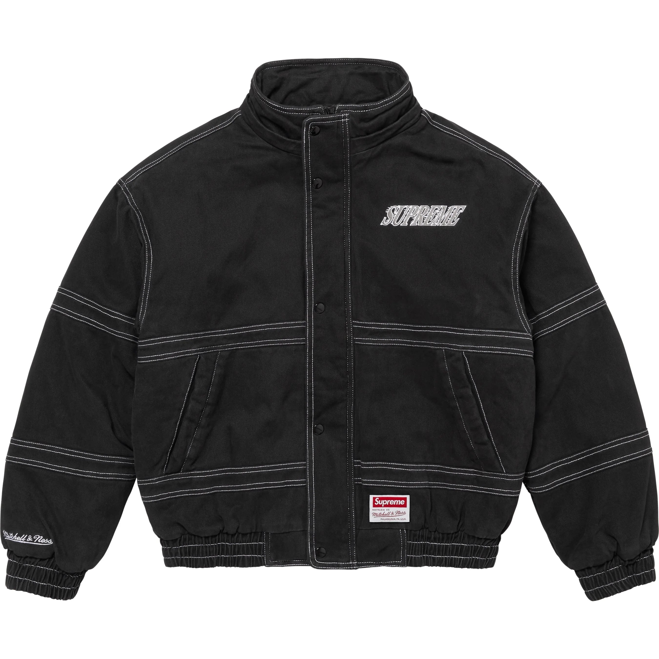Supreme®/Mitchell & Ness® Twill Stadium Jacket view 8